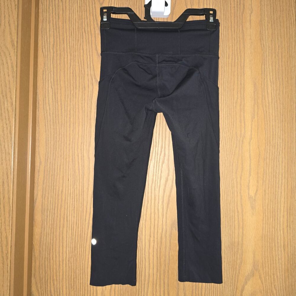 Lululemon Fast and Free High-Rise Crop 19" *Nulux - Black - Size 4 (XS)